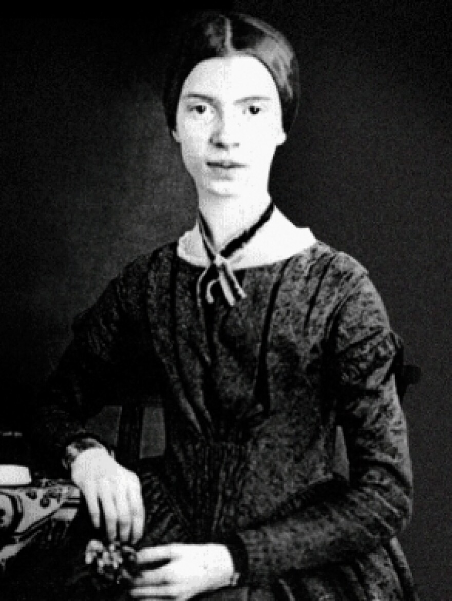 This daguerreotype of Emily Dickinson, in her late teens, is the only authenticated portrait of the poet past childhood.